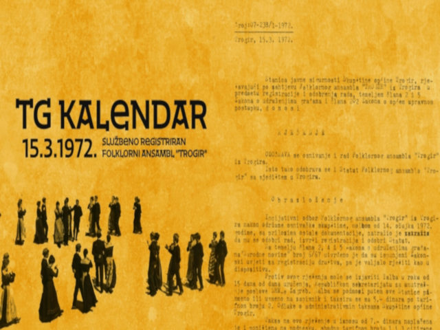 Registriran folklorni ansambl “Trogir”15. Ožujka – 1972