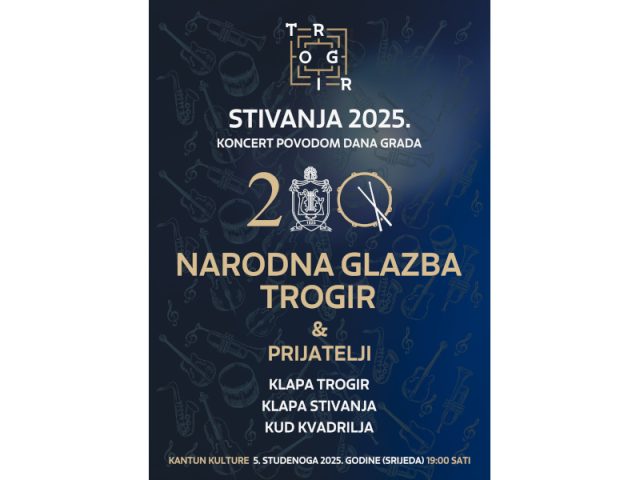 Narodna glazba Trogir & prijateljiTrogir, Kantun kulture05. Studenoga – 2025.